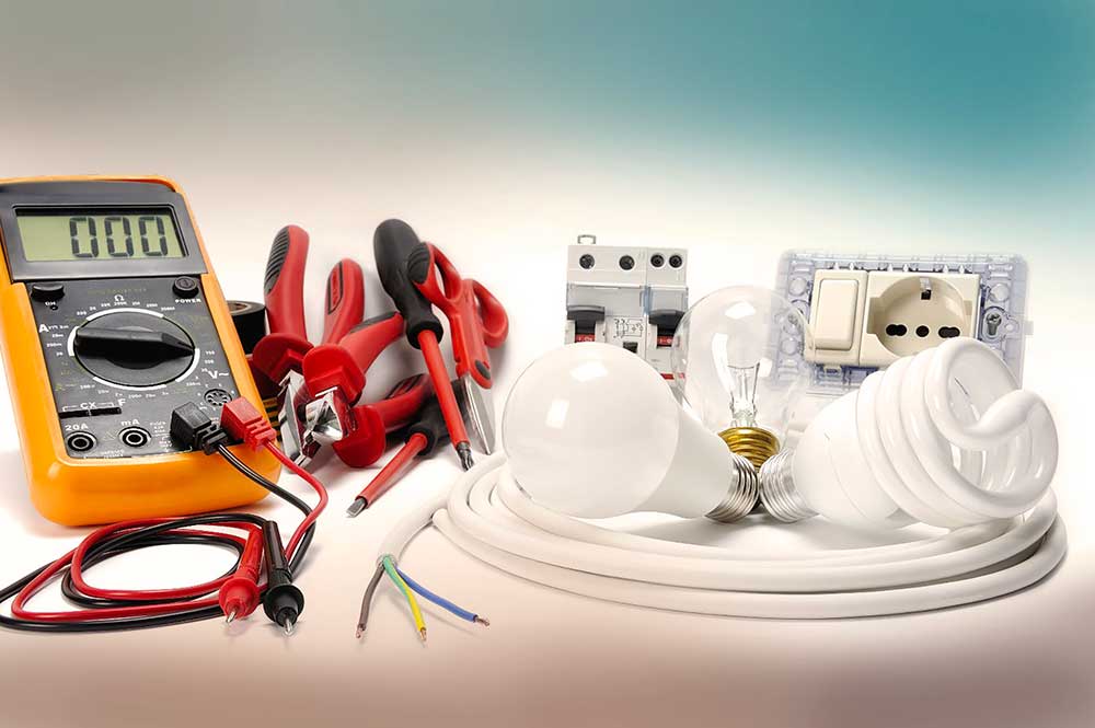 image de fond électrotechnique