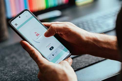 exemple de controle de chauffage à distance